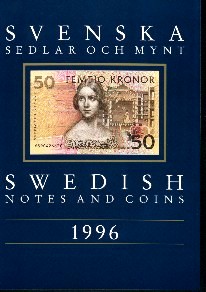 Broschyr Svenska Sedlar 1996