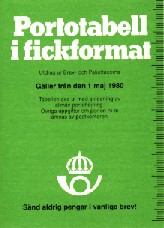 Portotabell 1 maj 1980